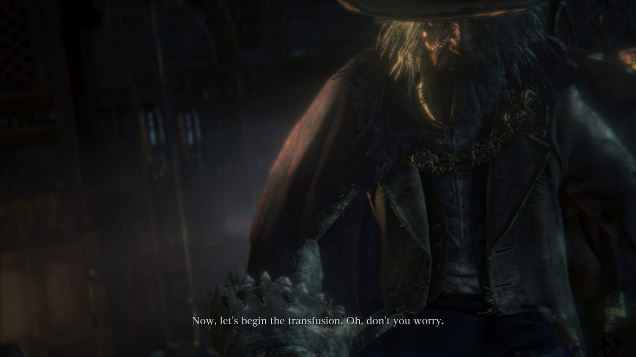 Transfusion cutscene